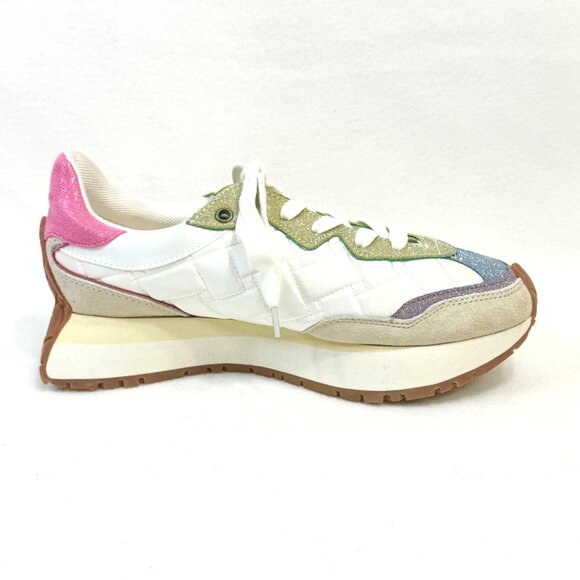 Kurt Geiger London Quilted Leather/Nylon Sneaker - New Condition - Size 39 - Picture 5 of 15